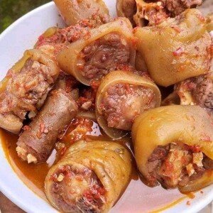 Cow Leg Pepper Soup.